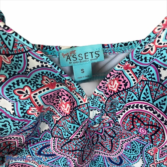 Spanx Sarah Blakely paisley one piece swimsuit - Picture 3 of 5